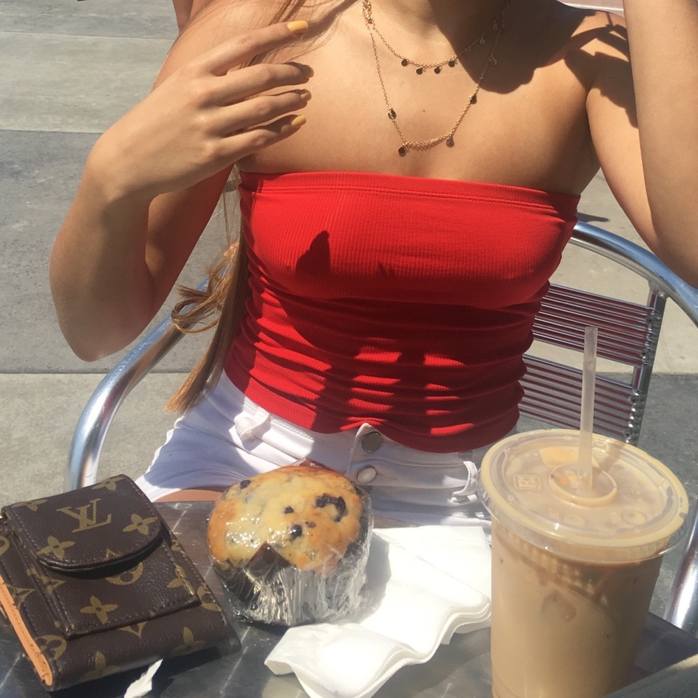 Red Tube Top ♥️ - Picture 3 of 4